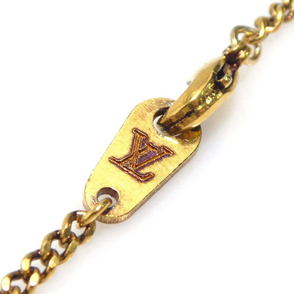 LOUIS VUITTON Gold Necklace - Picture 6 of 10